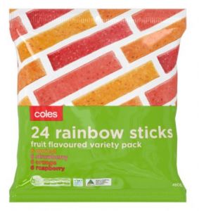 Coles Fruit Sticks