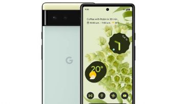 Google Pixel 6 in green