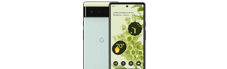 Google Pixel 6 in green
