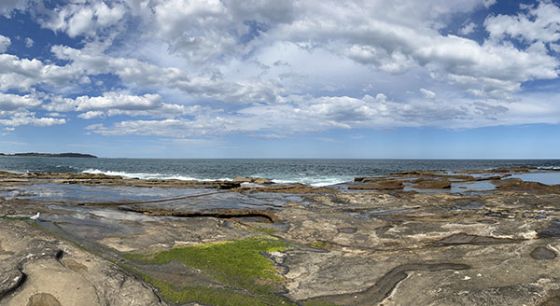 Panorama photo of ocean during the day