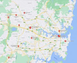 Google Maps Sydney snapshot