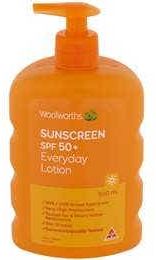 Woolworths sunscreen review