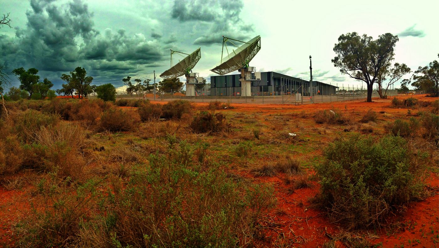 NBN satellite base station in Bourke