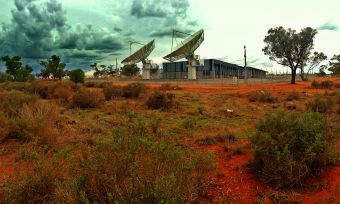 NBN satellite base station in Bourke