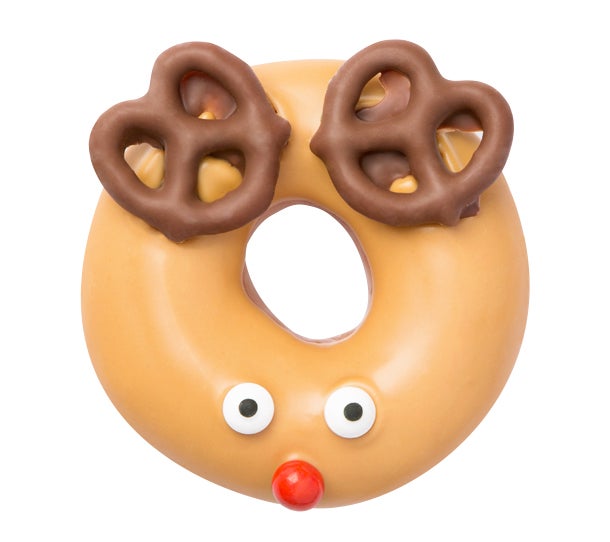 Krispy Kreme Reindeer Doughnut