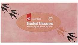 Woolworths tissues compared