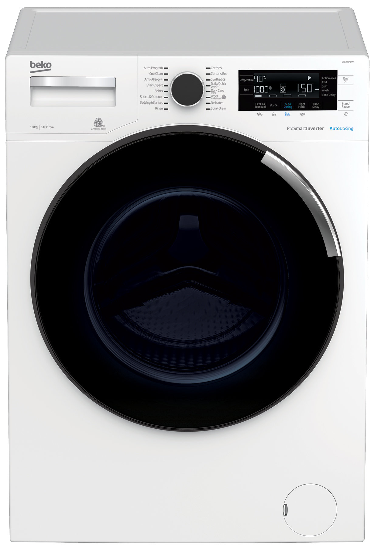 Beko 10kg Front Load Autodose Washing Machine review