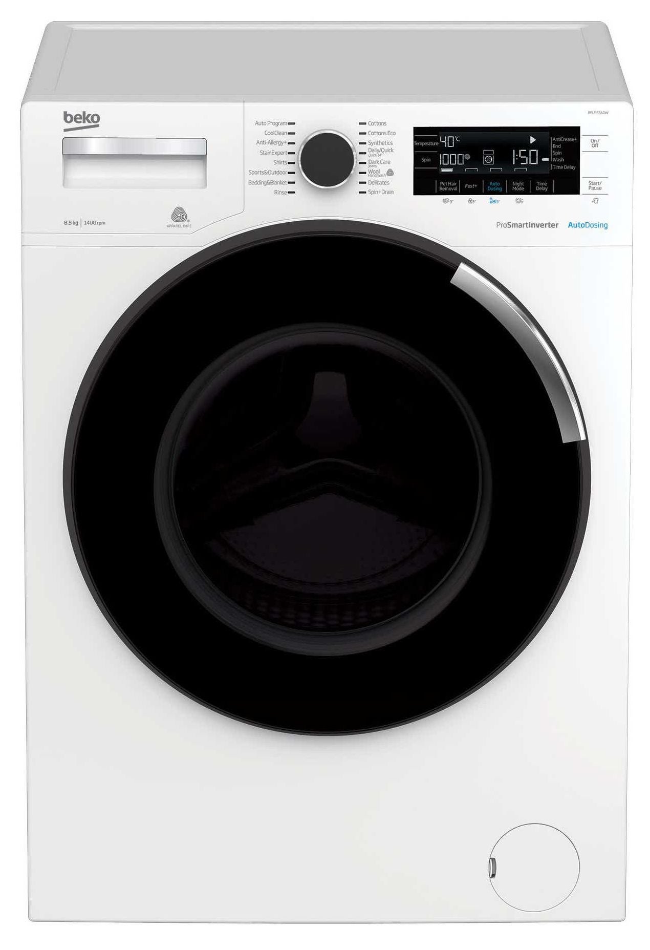 Beko 8.5kg Front Load Washing Machine with Autodose review