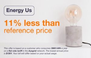 Energy reference price advertisement example