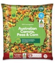 Woolworths frozen vegetables compared
