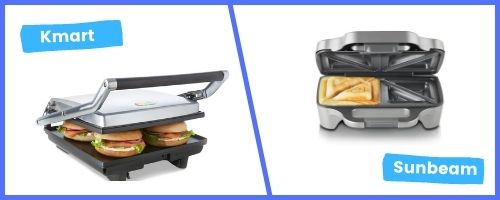 Kmart vs Sunbeam sandwich makers 