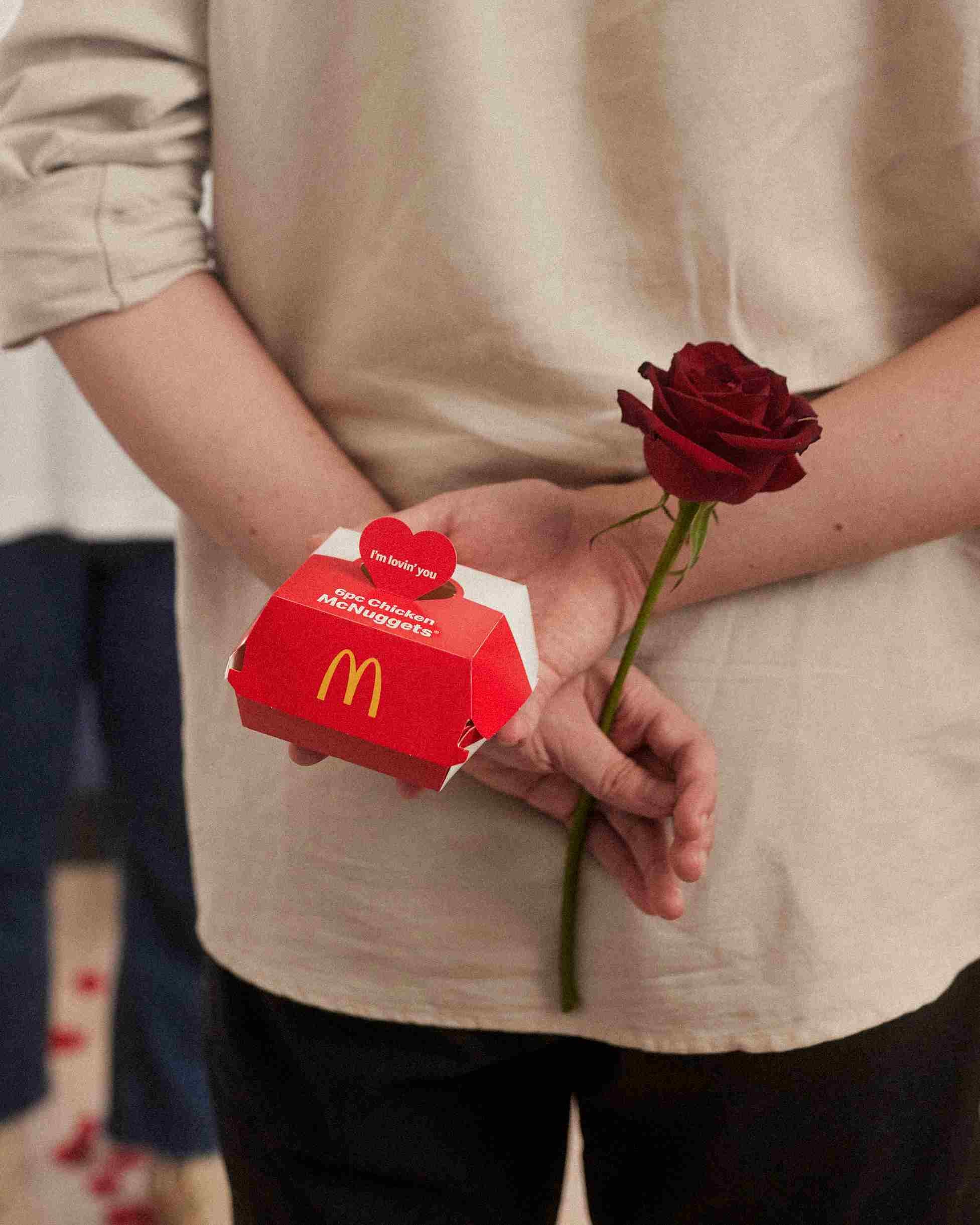 McDonald's Valentines Day nugget box