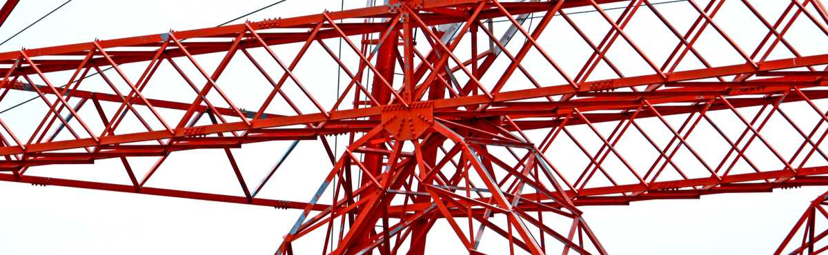 Red electricity grid infrastructure