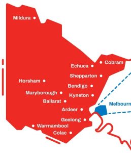 Powercor electricity distribution are in Victoria 