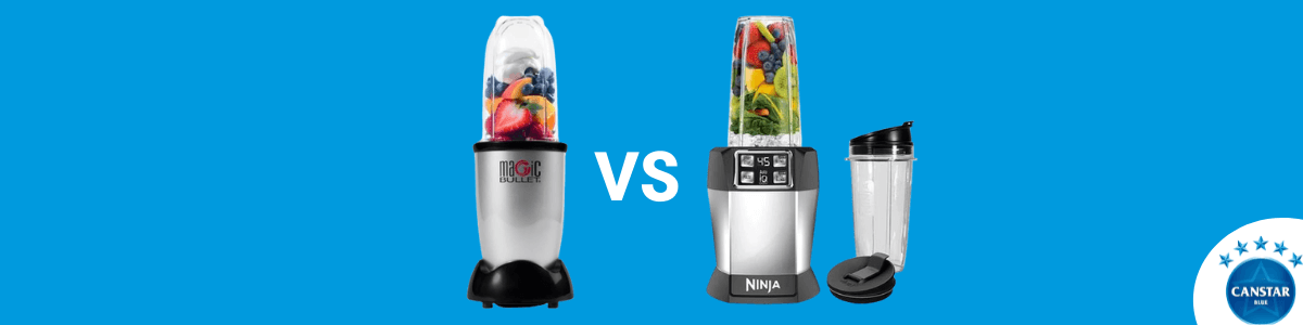 Ninja Nutri Ninja Pro vs Magic Bullet Blender MBR-1101 Side-by-Side Blender  Comparison 