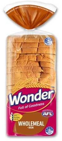 Wonder wholemeal bread