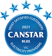 Canstar Blue Award for best-rated electricity providers Victoria