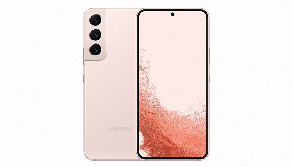 Samsung Galaxy S22+ in pink