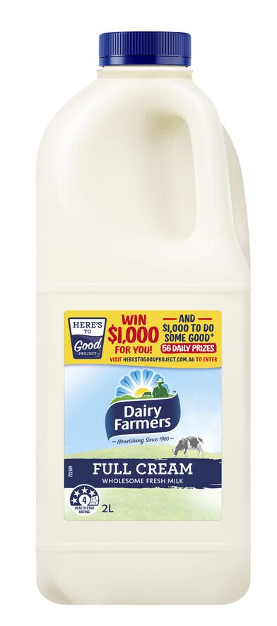 Dairy Farmers full cream fresh milk review
