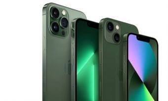 Apple iPhone 13 series in green
