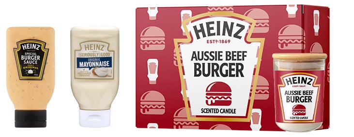 Heinz Beef Burger scented candles