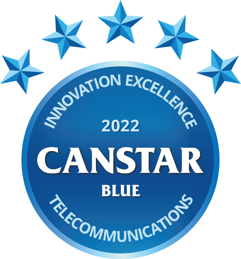 Canstar Blue Innovation Excellent Award Telecommunications