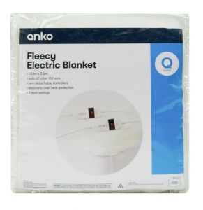 Kmart Anko fleecy electric blanket