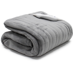 Jason heated throw blanket grey