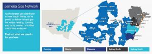 Jemena gas network map