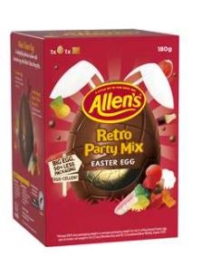 Allen's Retro Party Mix Milk Chocolate Easter Egg