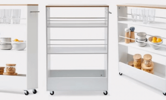 Shoppers go wild over Kmart’s skinny storage trolley