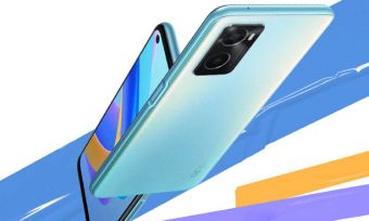 OPPO A76 in blue