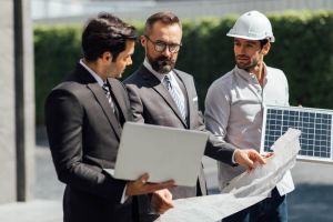Business installing solar plans
