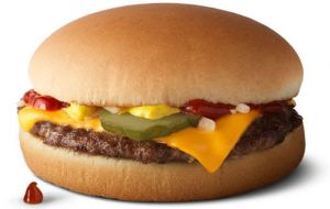 Macca's cheeseburger 