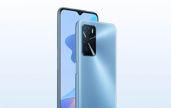 OPPO A16s in blue