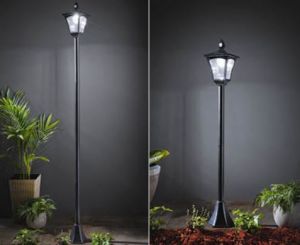 ALDI solar LED post light 