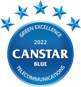 Canstar Blue Green Excellence Awards logo 2022