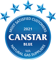 Canstar Blue WA Gas Supplier 2021 Award