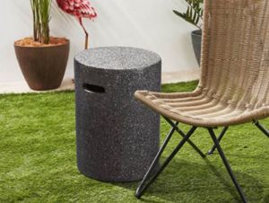 terrazzo side table