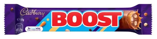 Cadbury boost chocolate compared