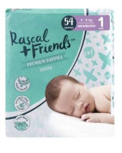 Rascal & Friends Nappies Bulk Newborn