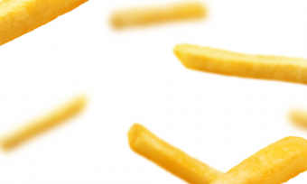 falling fries
