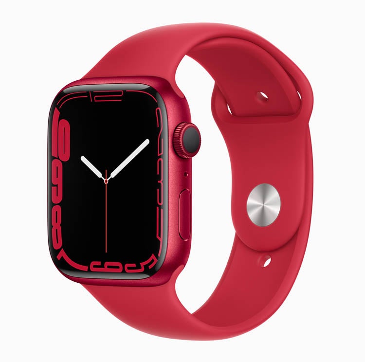 Apple Watch Series 7 in red