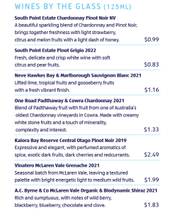 Aldi Menu Wines