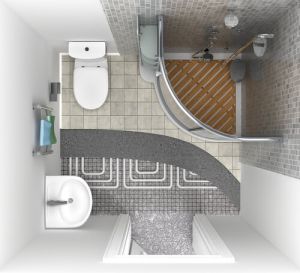 underfloor heating in bathroom