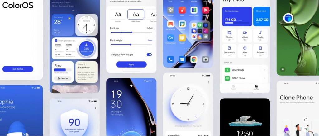 OPPO ColorOS 13 screenshots