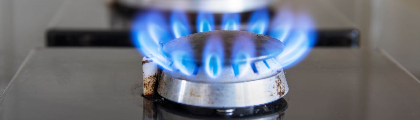 Gas Burner on Stove