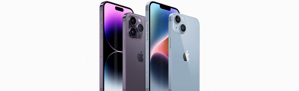 iPhone 14 and iPhone 14 Pro phones