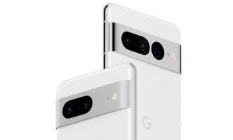 Google Pixel 7 and 7 Pro in white