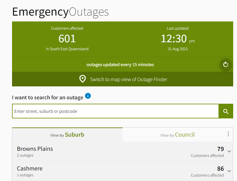 Power outage guide